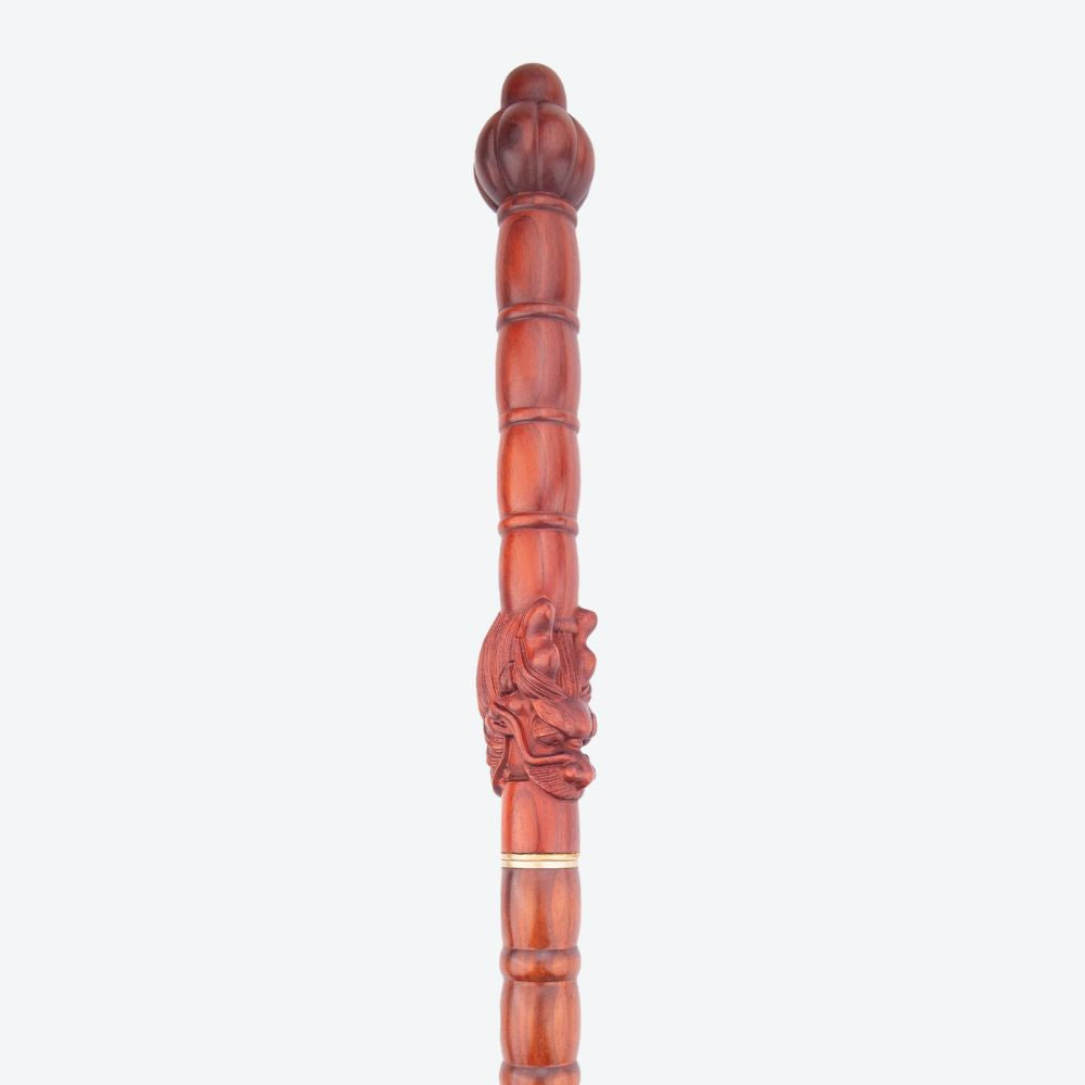 Carved Dragon Wooden Cane