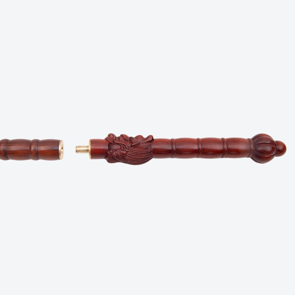 Carved Dragon Wooden Cane