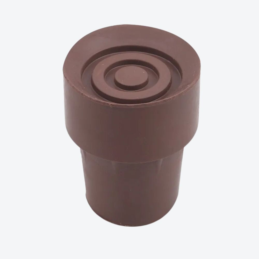 Gray Rubber Cane Tip - Bastoni