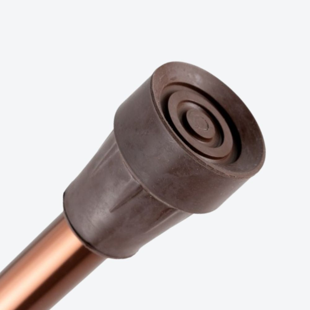 Brown Rubber Cane Tip - Bastoni
