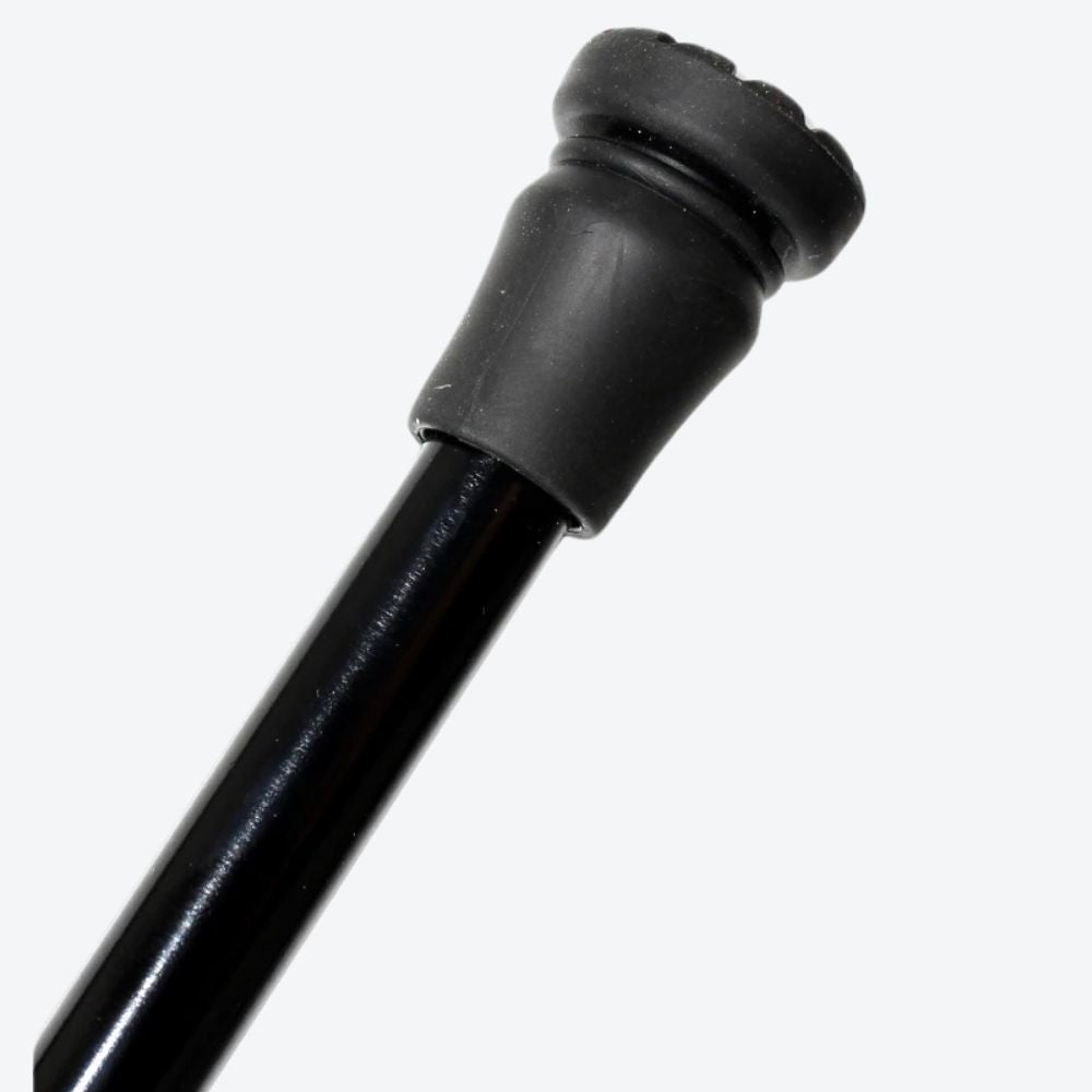 Classic Adjustable Metal Cane with Rosewood Pommel-Bastoni UK