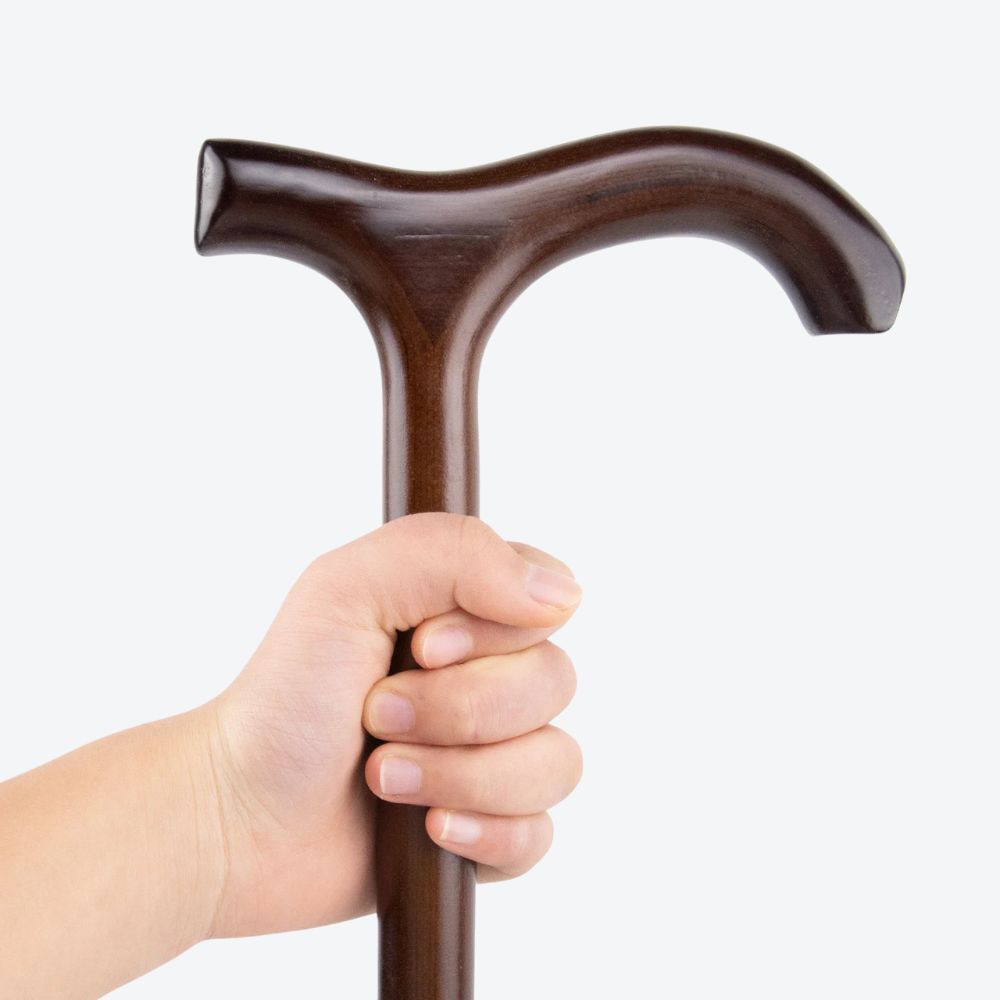 Bastoni Classic Brown Lightweight and Delicate Wooden Cane