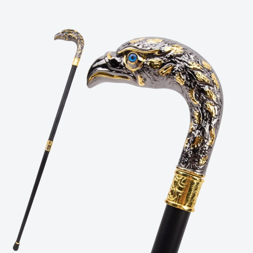 Classic Elegant Imperial Eagle Walking Stick - Bastoni