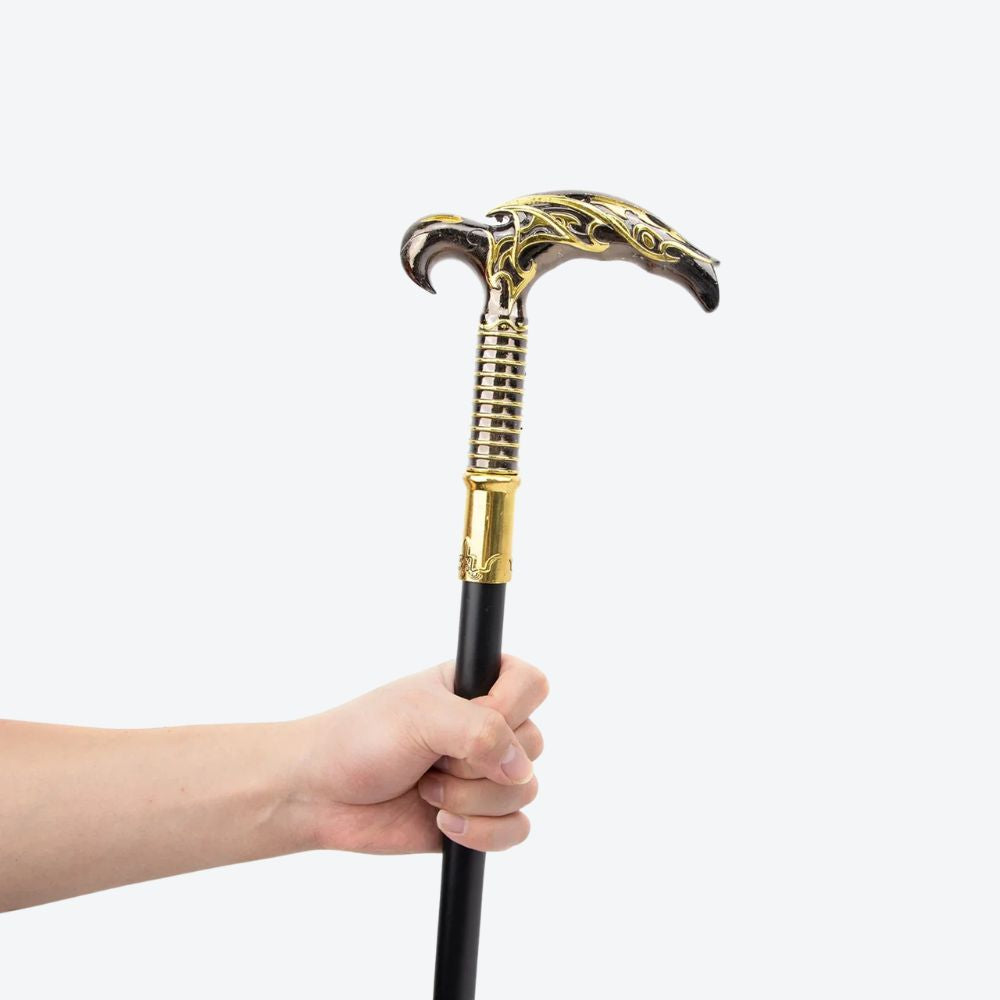 Classic Golden Claw Metal Cane-Bastoni UK