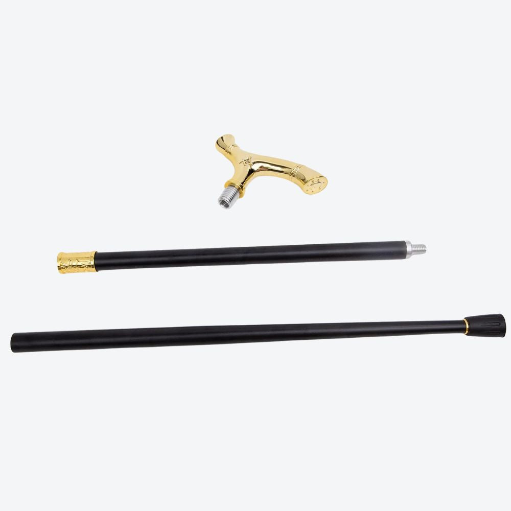 Classic Golden Masonic Cane - Bastoni
