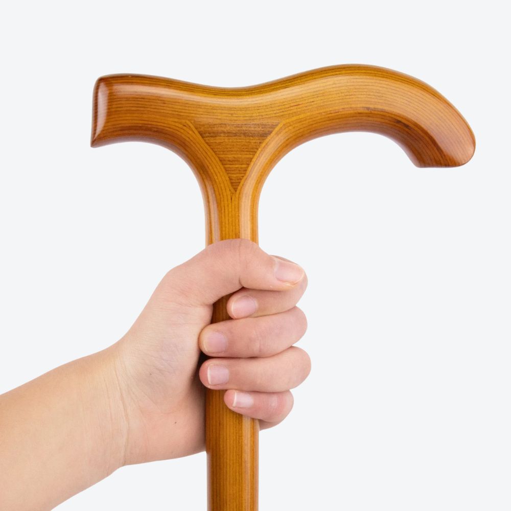 Bastoni Classic Light and Delicate Yellow Wooden Cane