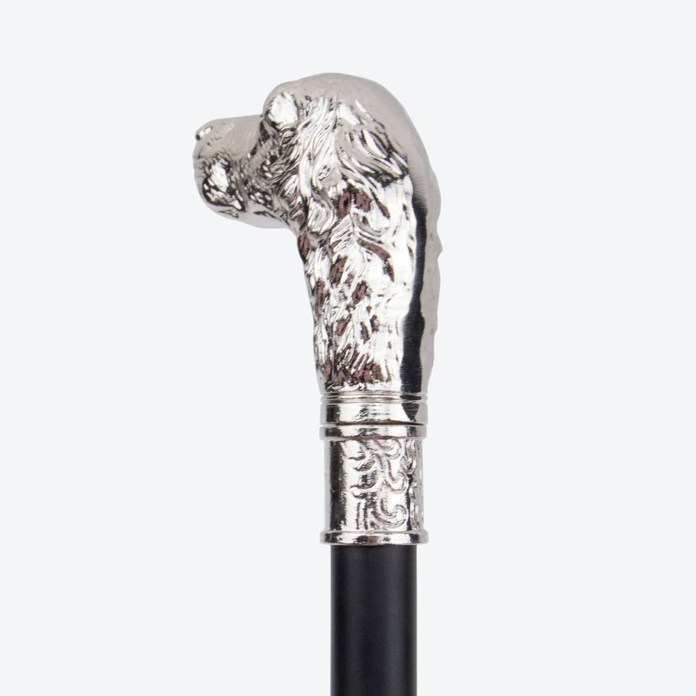 Classic Metal Dog Head Cane - Bastoni
