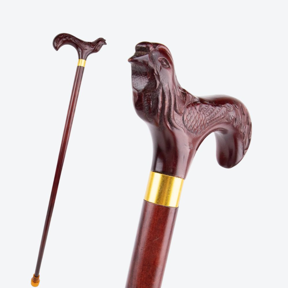 Bastoni Classic Red Phoenix Wooden Cane