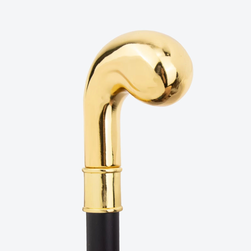 Classic Sovereign Gold Metal Cane - Bastoni