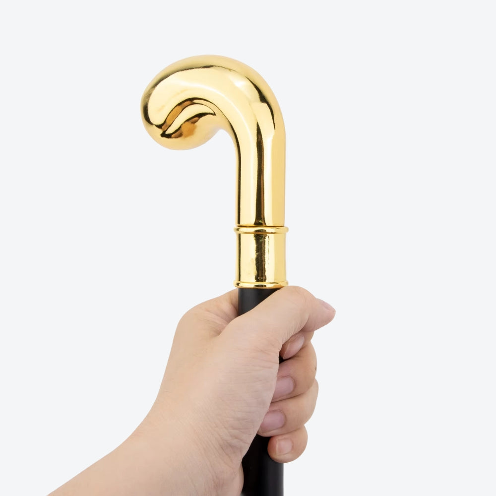 Classic Sovereign Gold Metal Cane - Bastoni