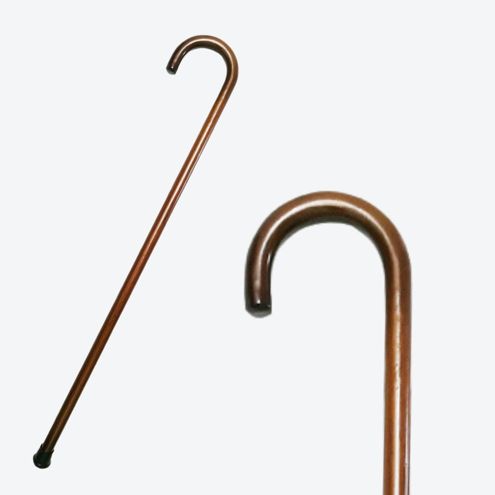 Classic German Beech Wood Walking Stick - Bastoni