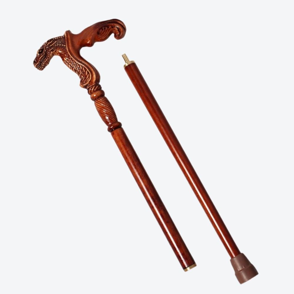 Bastoni Dragon Style German Beechwood Walking Stick