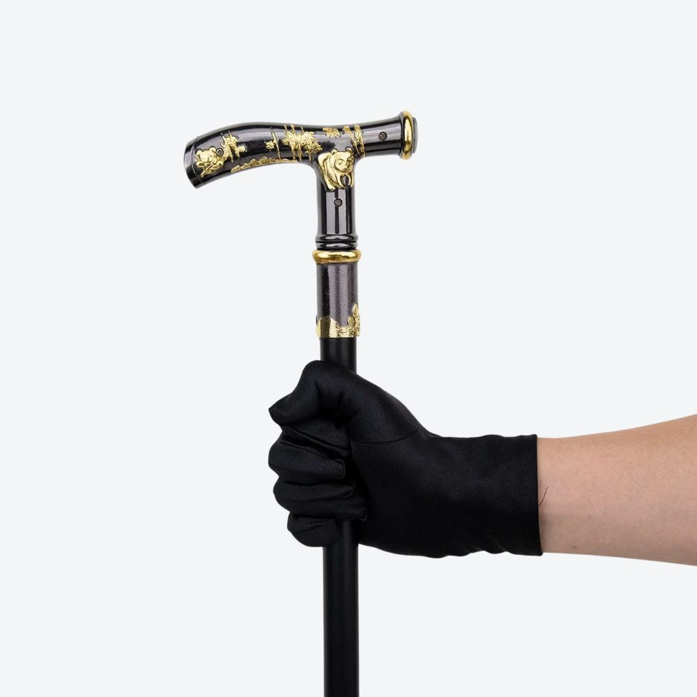 Elegant Women's Cane Gentle Panda Bastoni