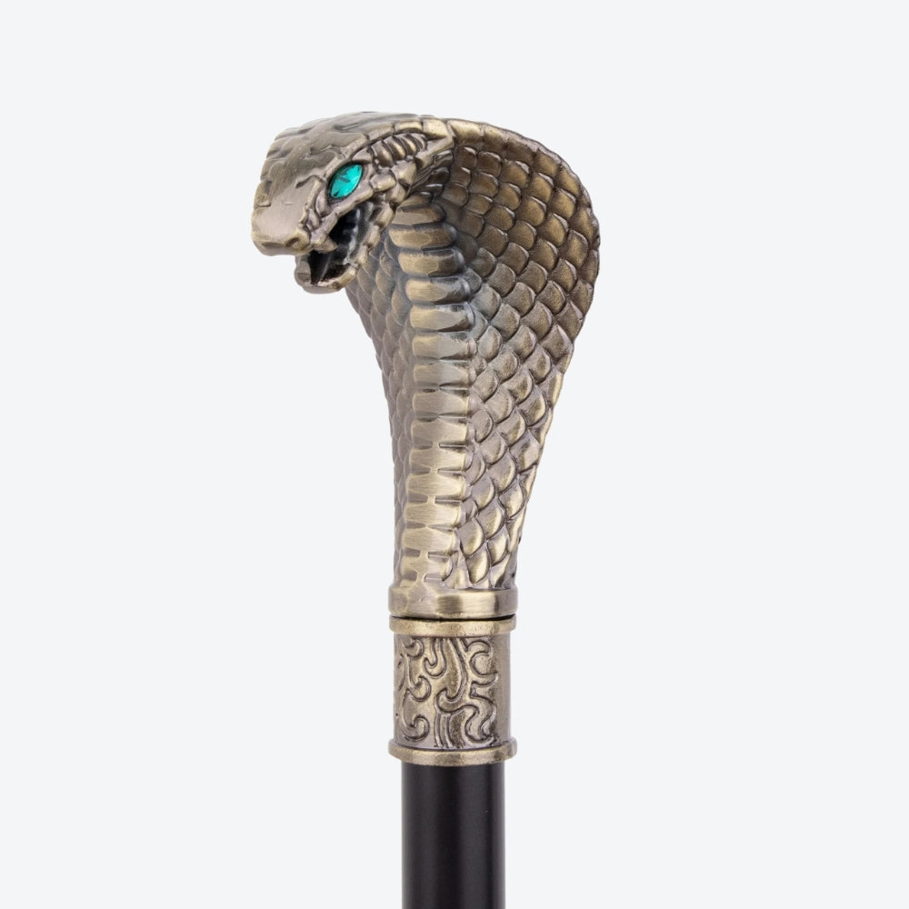 Elegant Imperial Serpent Walking Stick - Bastoni