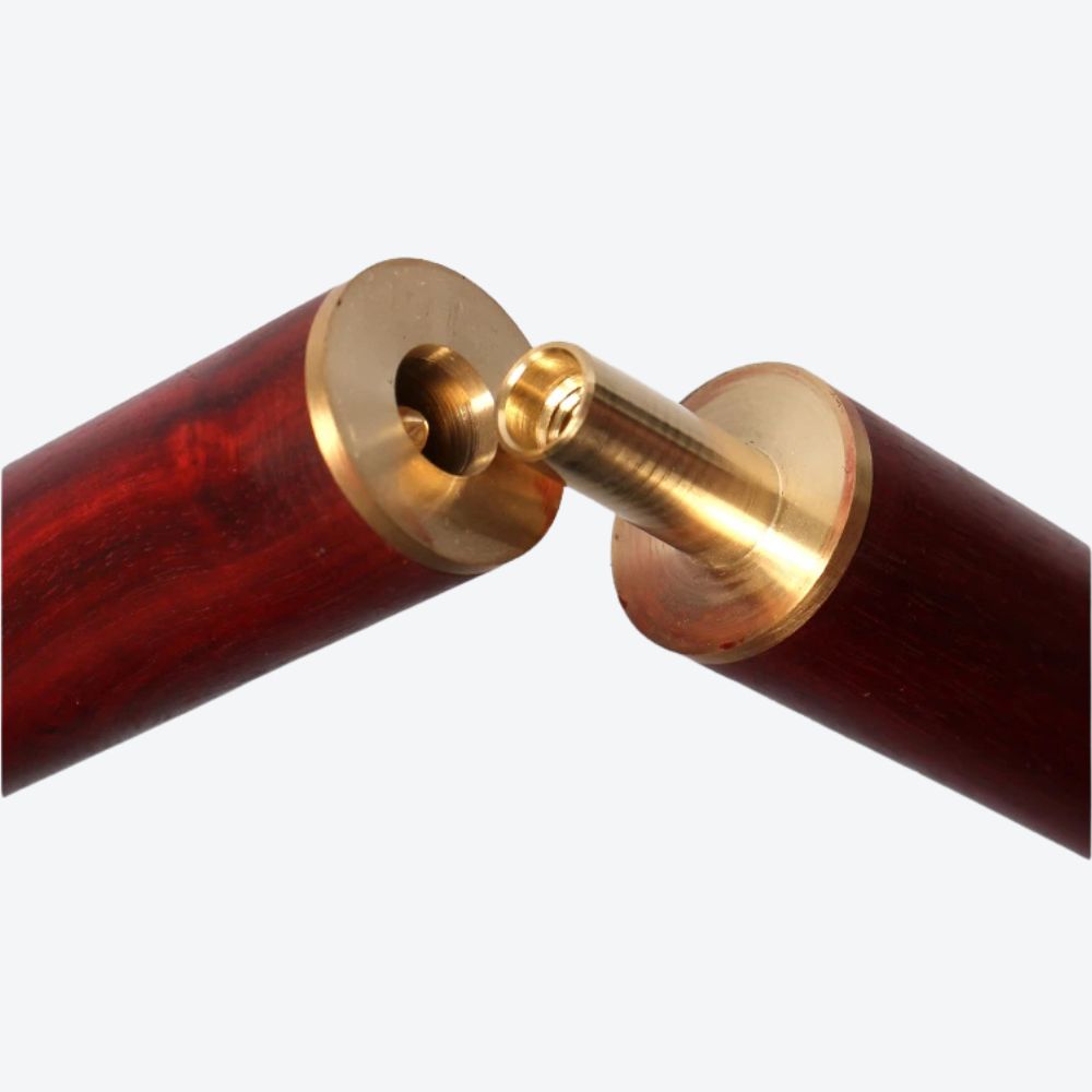 Bastoni Elegant Reddish African Wood Modern Walking Stick