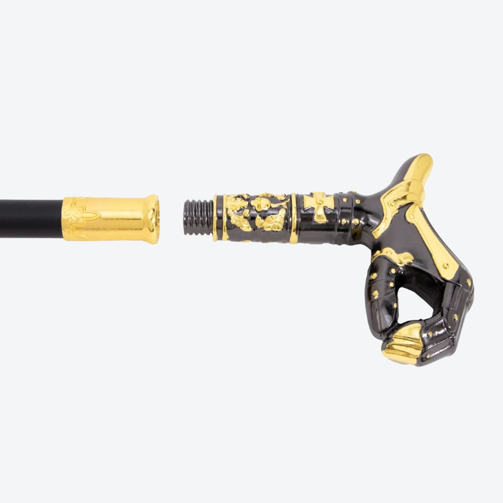 Knight Gauntlet Metal Cane-Bastoni UK