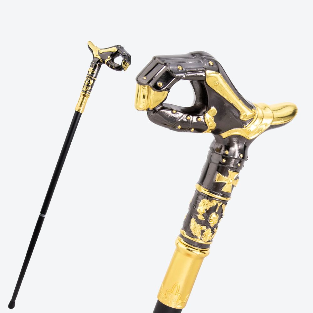 Knight Gauntlet Metal Cane-Bastoni UK