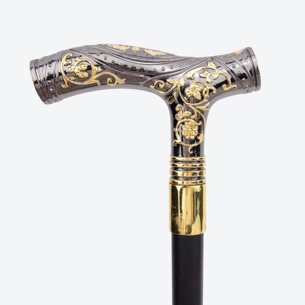 Bastoni Luxurious Women's Walking Stick with Flowering Branches