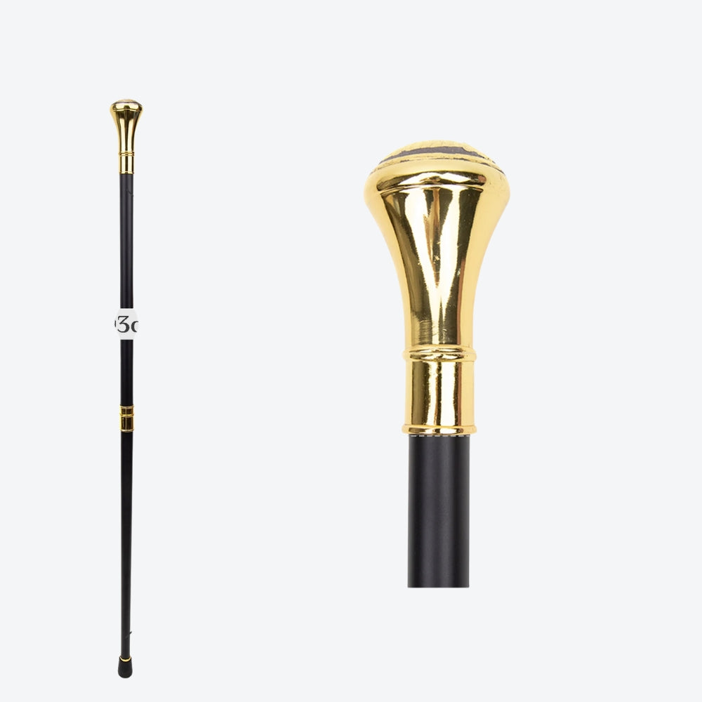 Luxury Gentleman's Cane with Golden Sphere - Bastoni