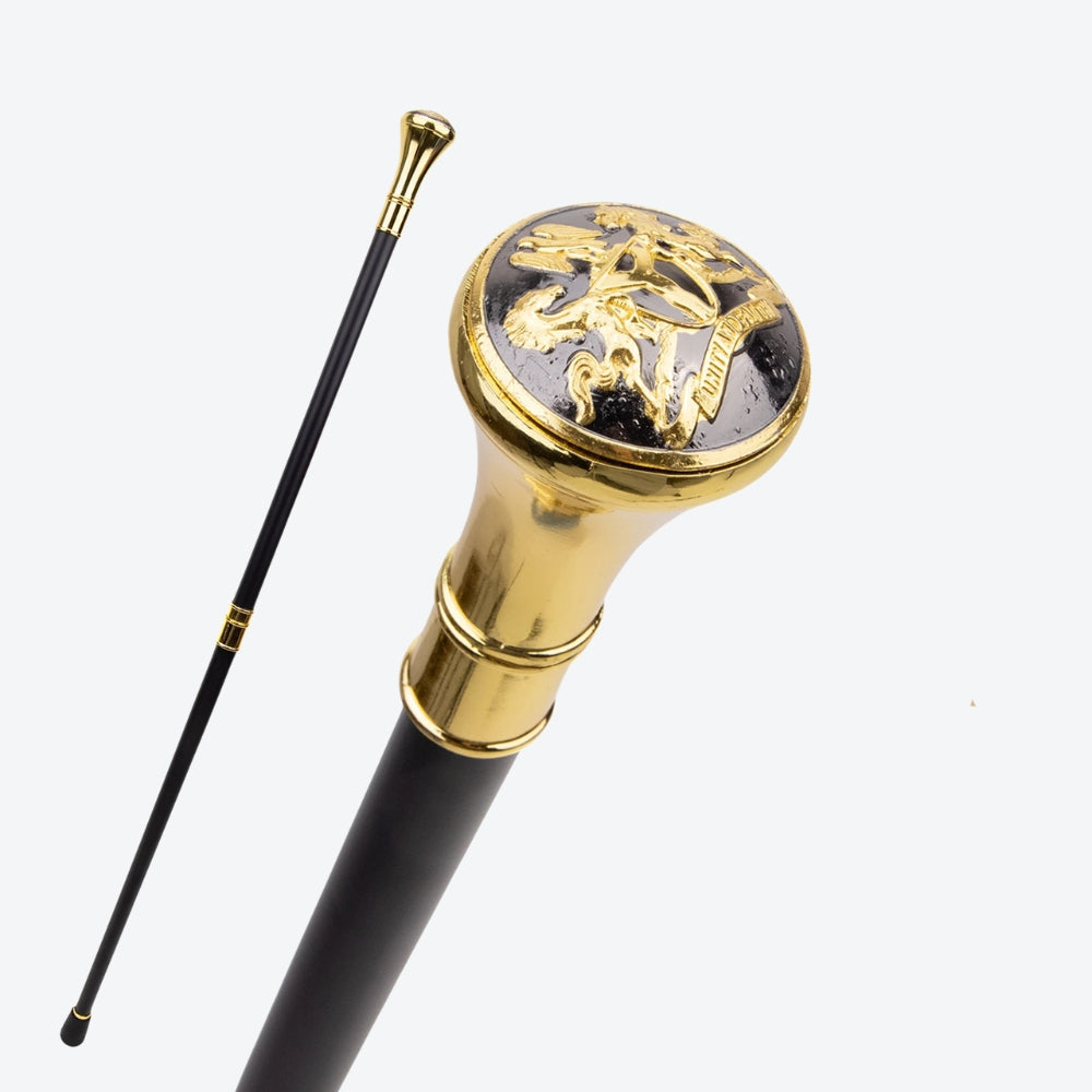 Luxury Gentleman's Cane with Golden Sphere - Bastoni