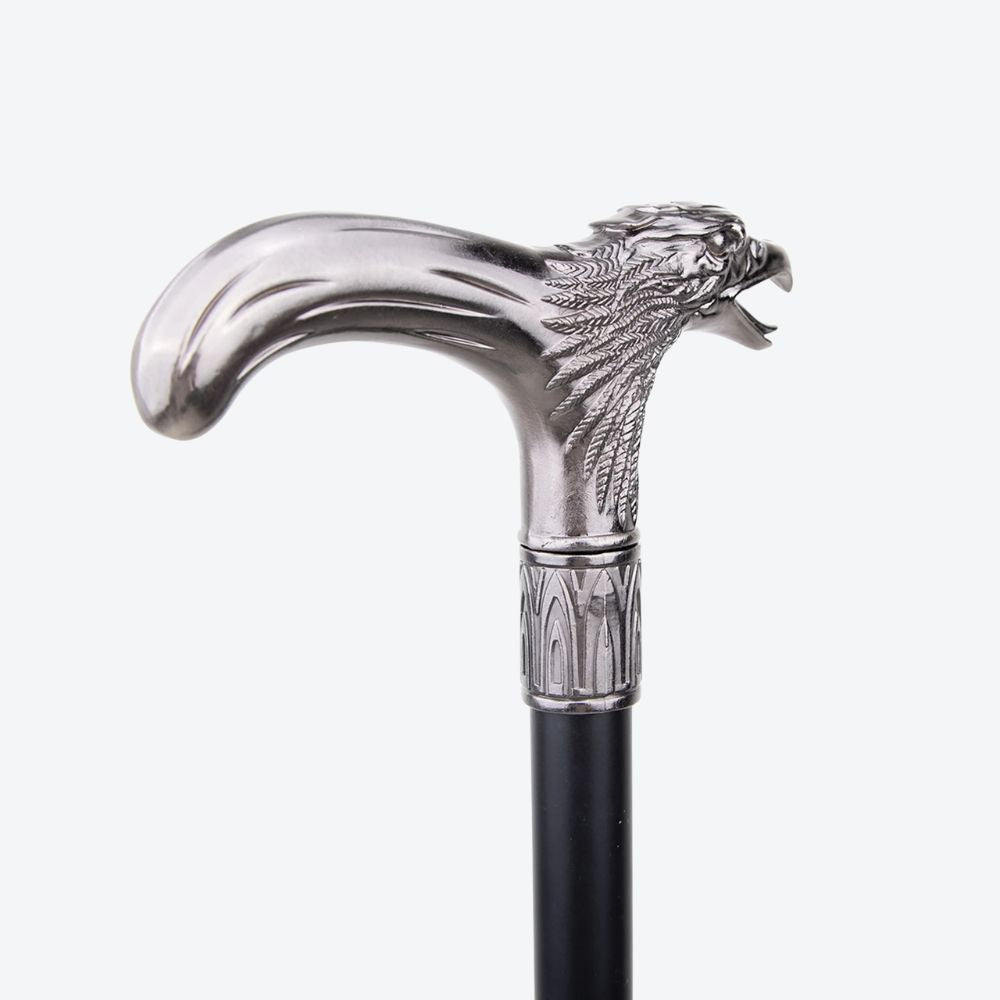 Luxury Metal Cane Royal Falcon - Bastoni