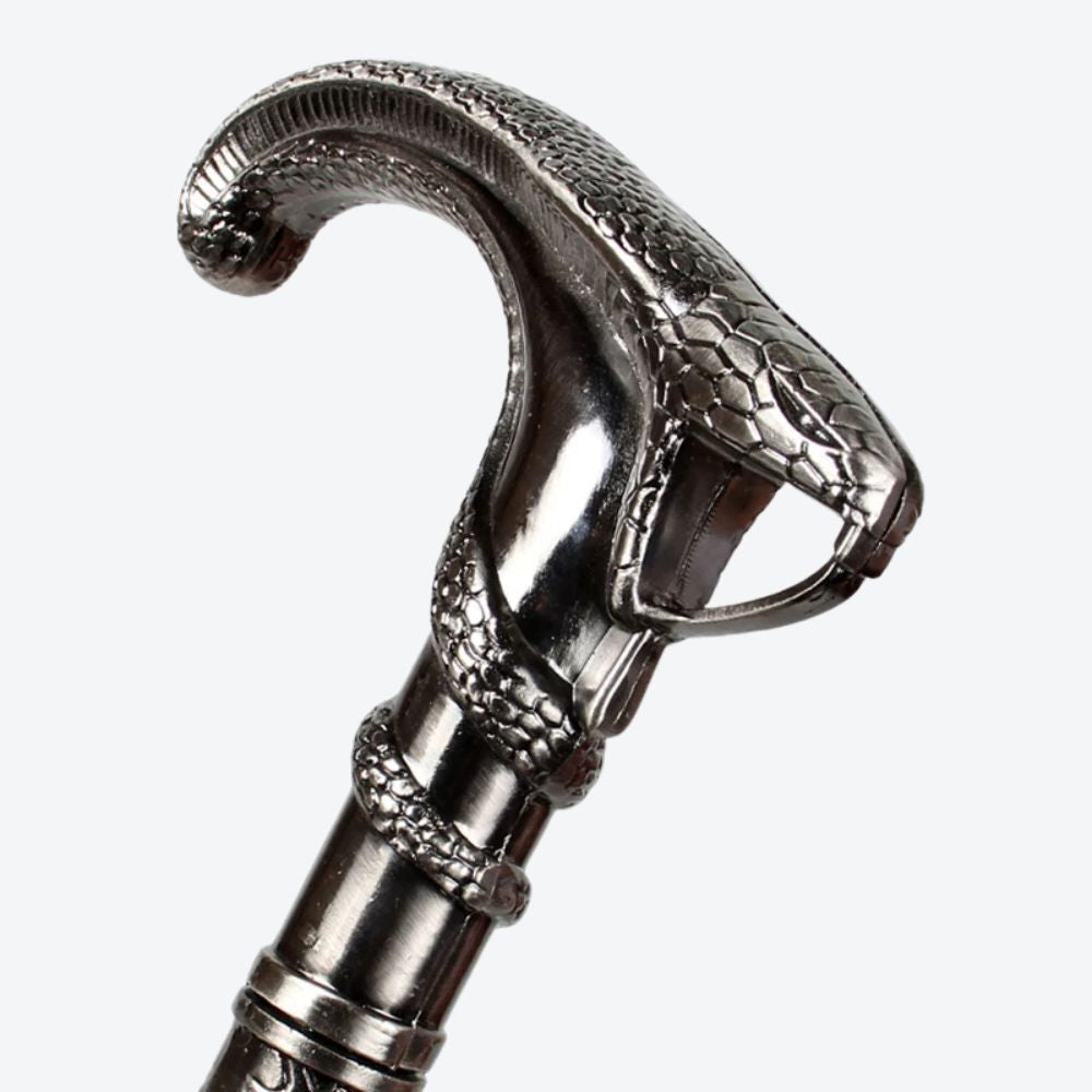 Bastoni Black Viper Luxury Vintage Walking Stick