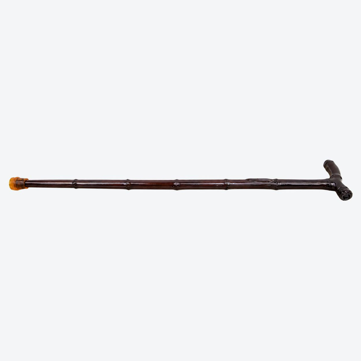 Majestic Curved-Handle Wooden Cane-Bastoni UK