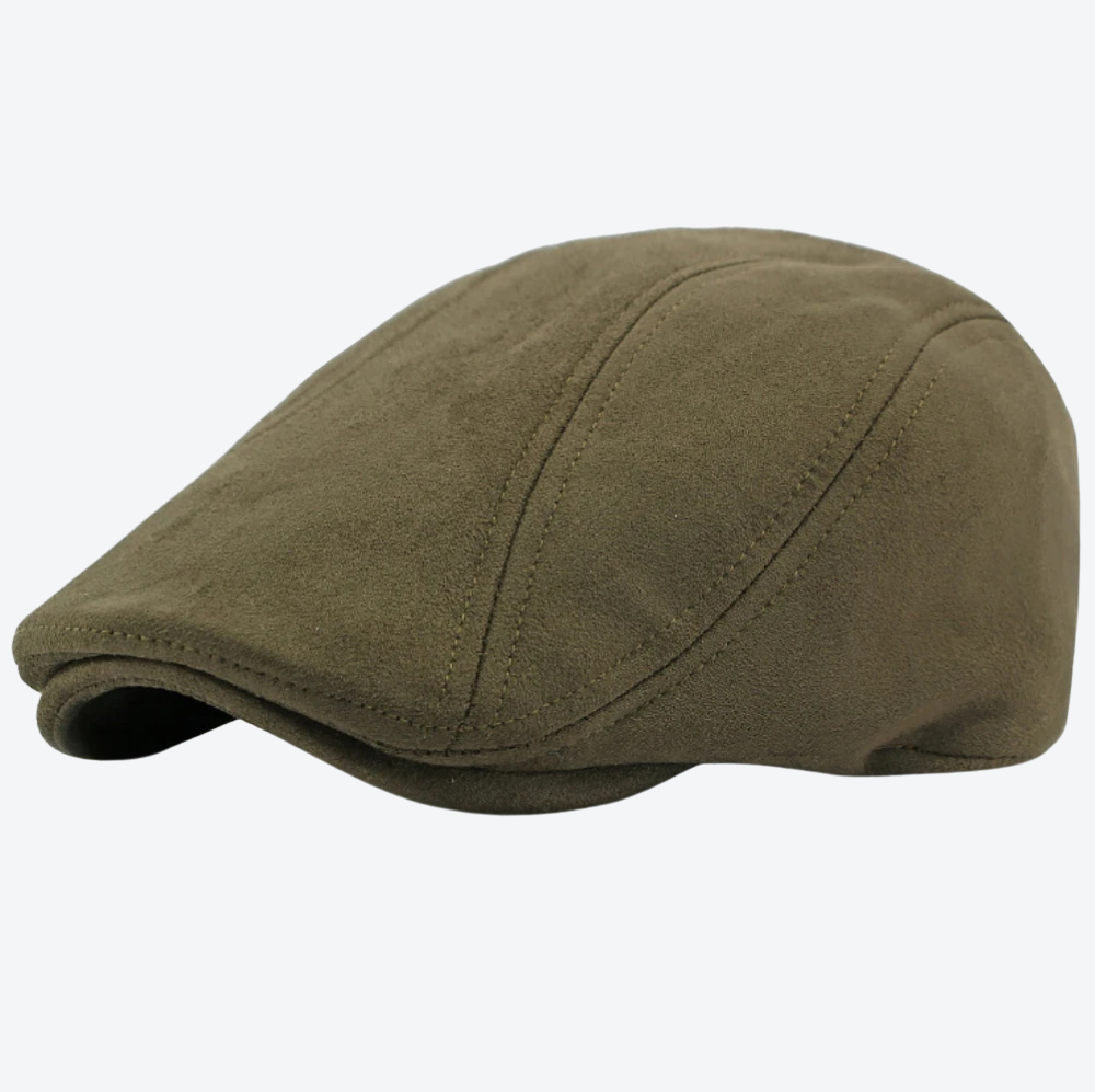 Bastoni Men's Green Suede Beret