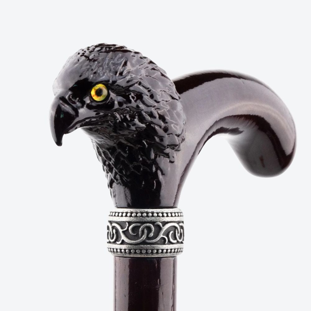 Noble Eagle Wooden Cane-Bastoni UK