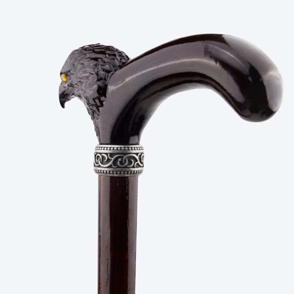 Noble Eagle Wooden Cane-Bastoni UK
