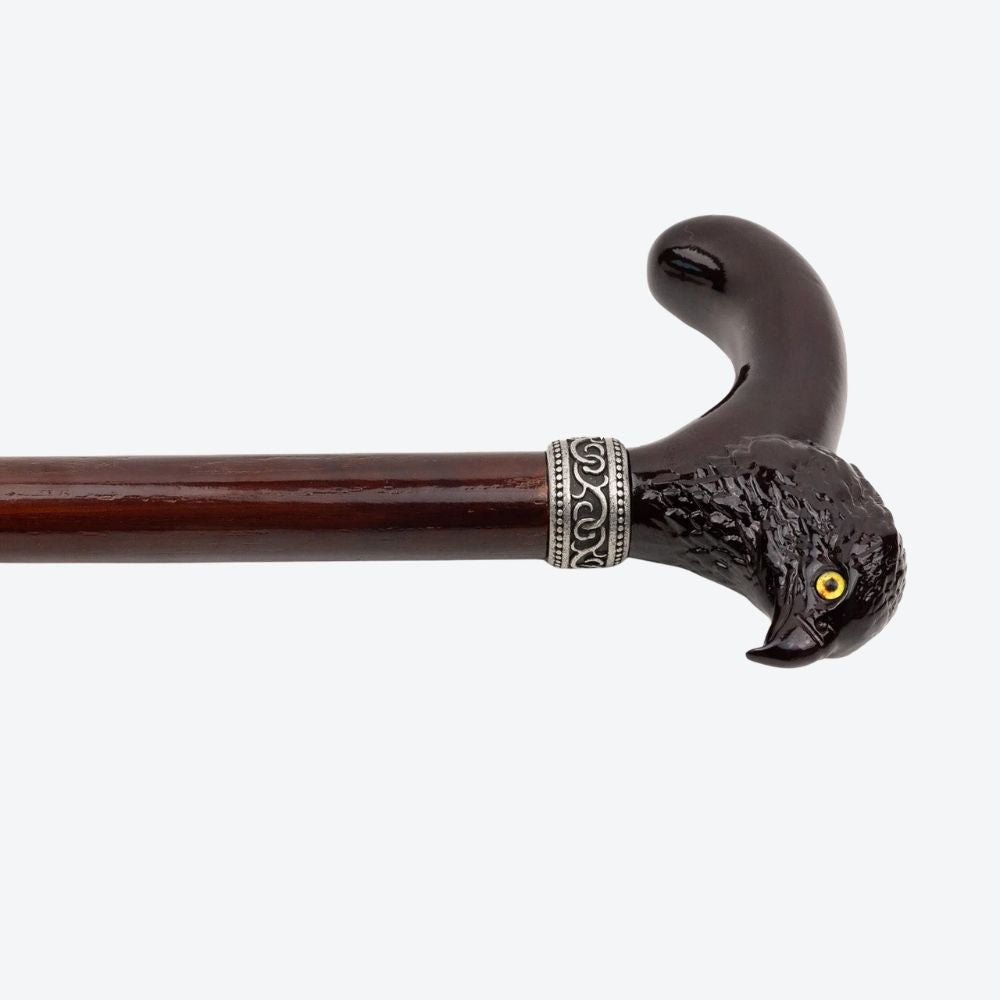 Noble Eagle Wooden Cane-Bastoni UK