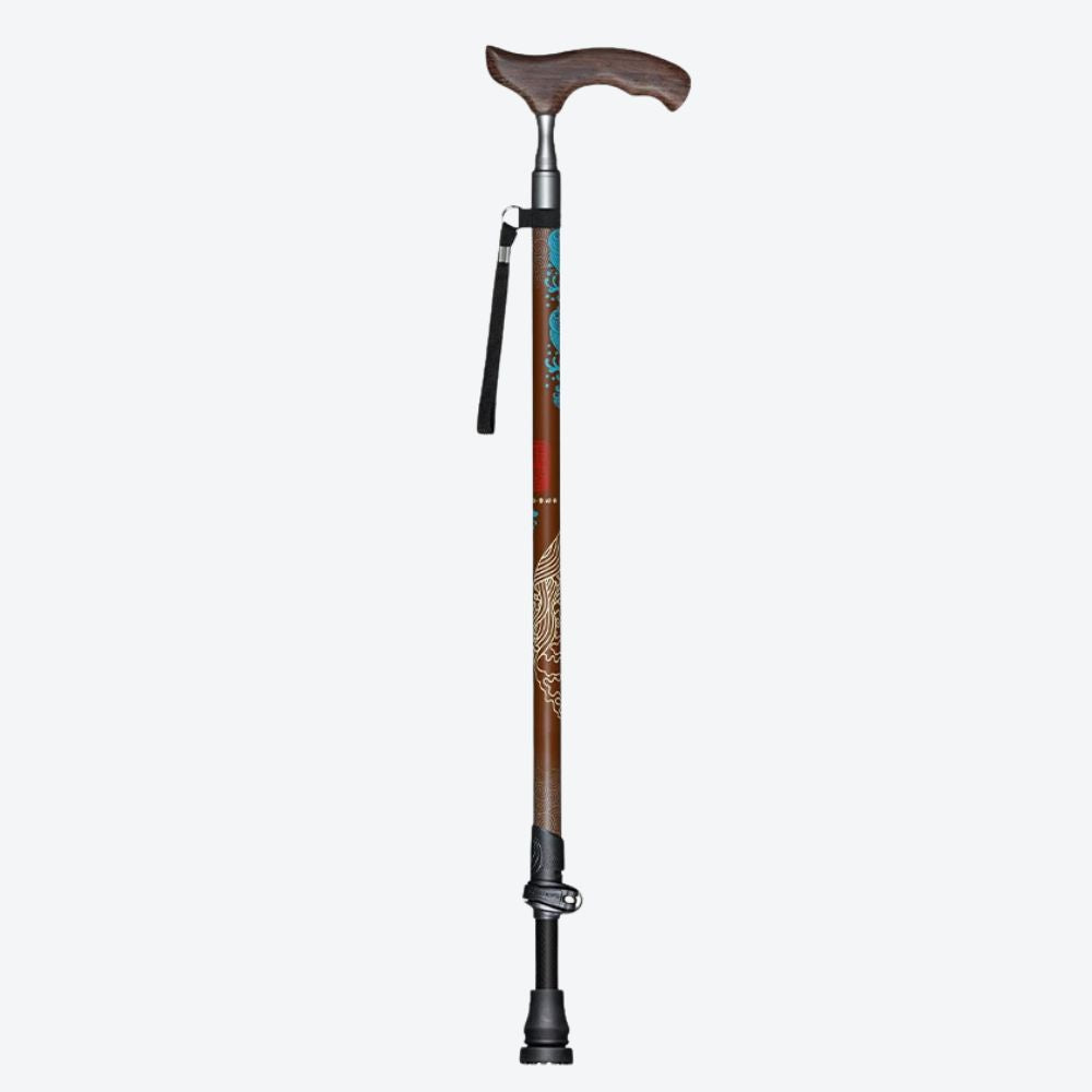 Black Oriental Style Carbon Fiber Walking Stick Lisa Bastoni