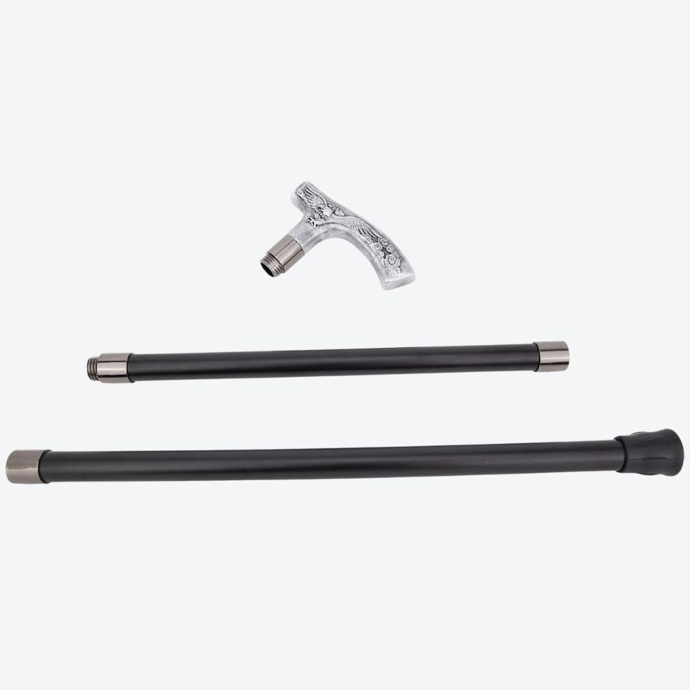 Ornamental Eagle Metal Cane-Bastoni UK