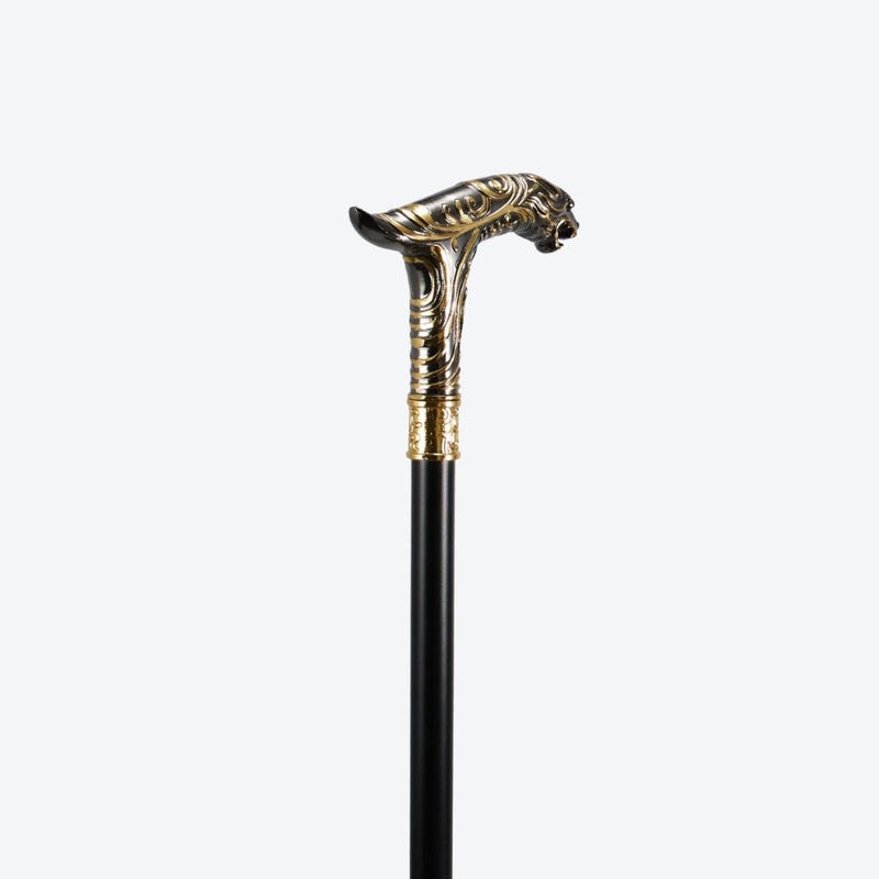 Royal Tiger Premium Classic Cane Black and Golden-Bastoni UK