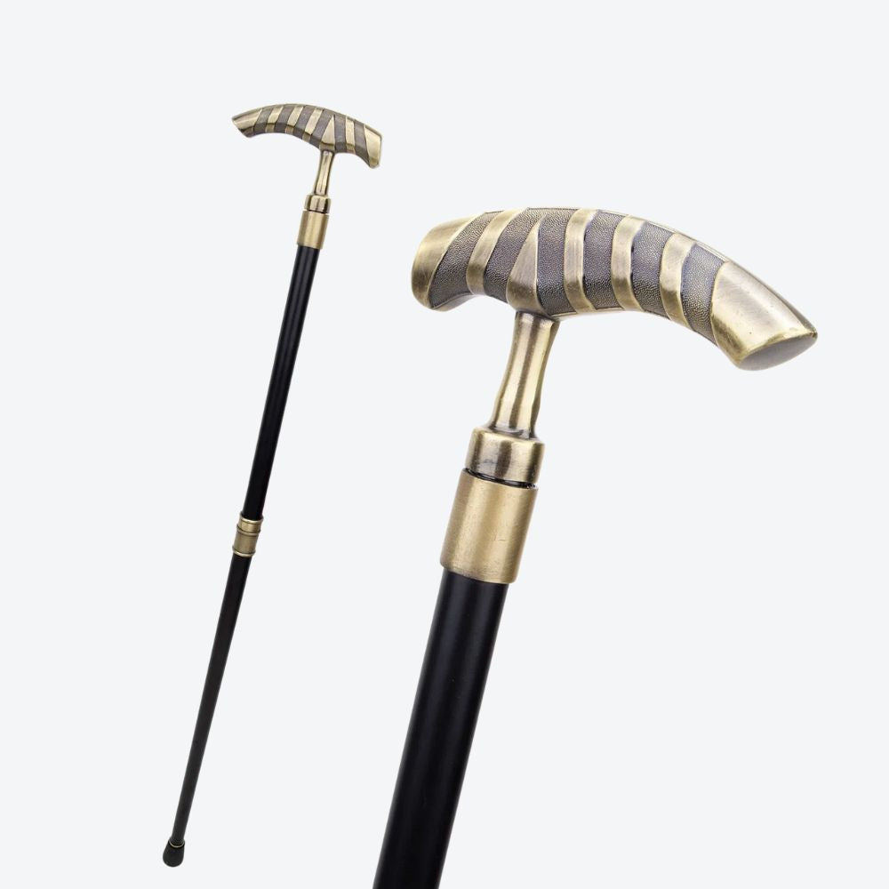 Stylish Cane Pharaoh of Egypt Bronze Bastoni