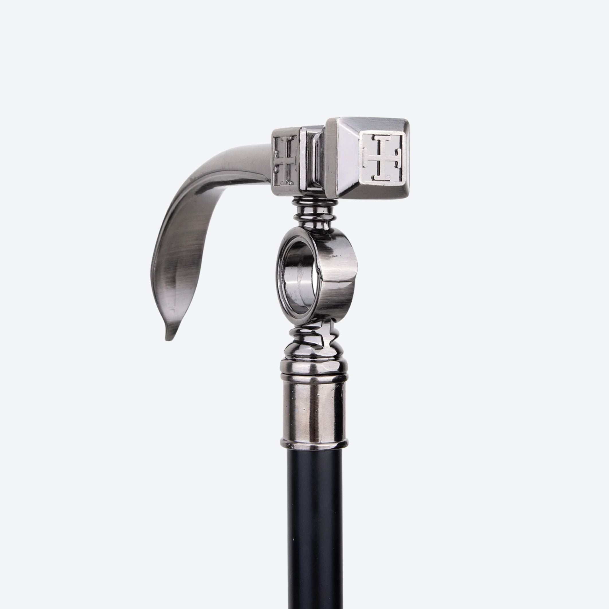 Templar Cleric's Hammer Cane in Steel - Bastoni