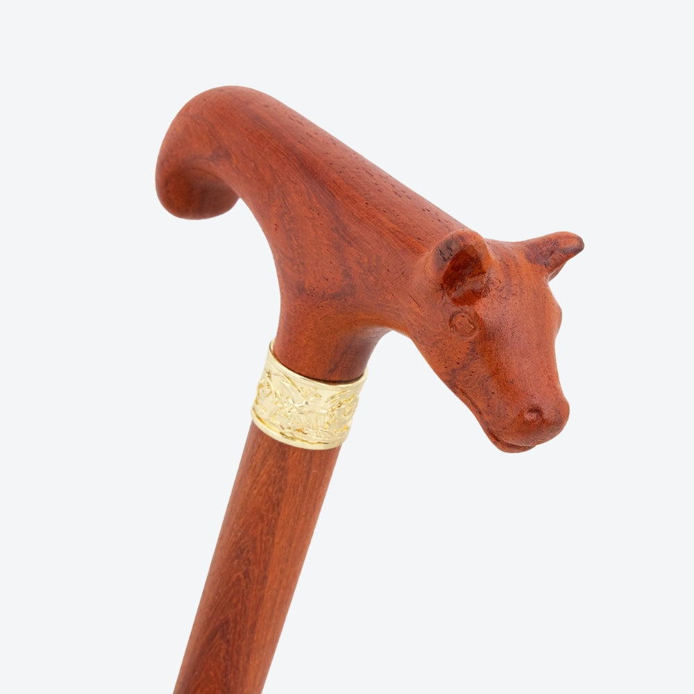 The Vintage Noble Bear Wooden Classic Cane-Bastoni Co