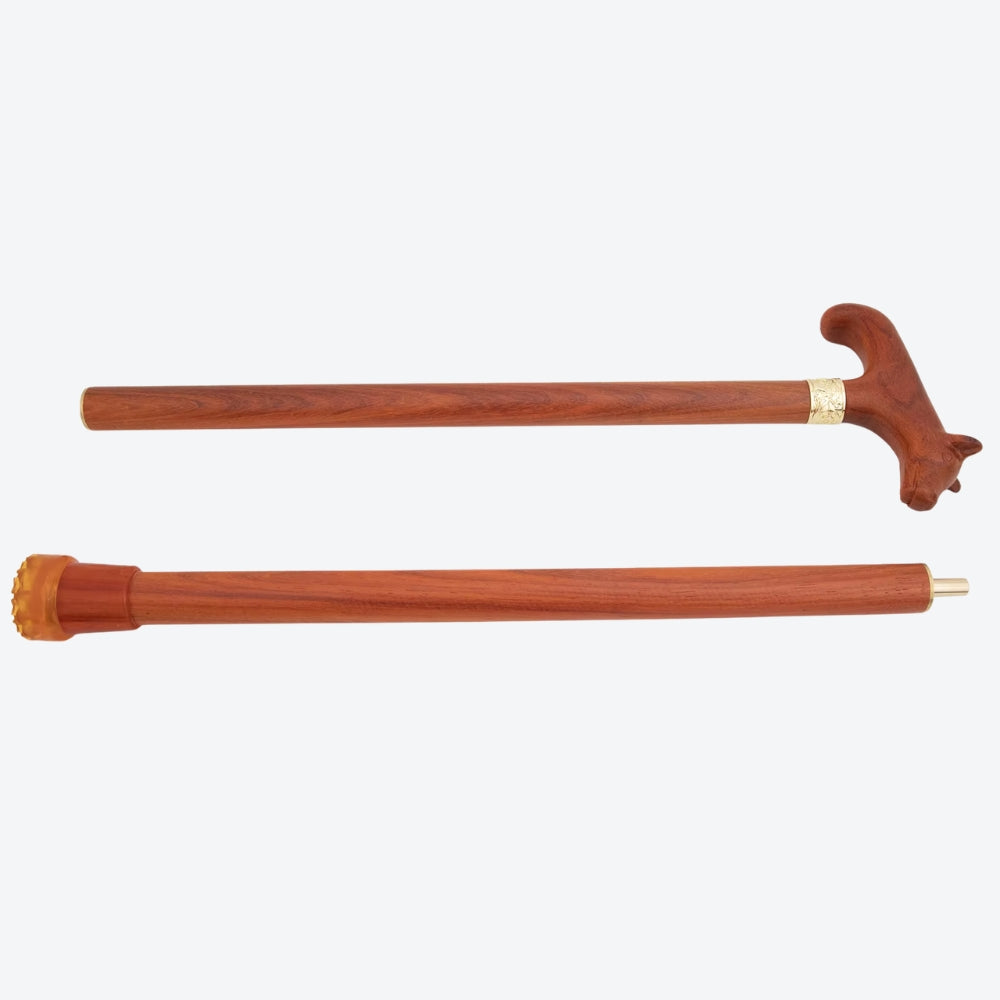 The Vintage Noble Bear Wooden Classic Cane-Bastoni Co