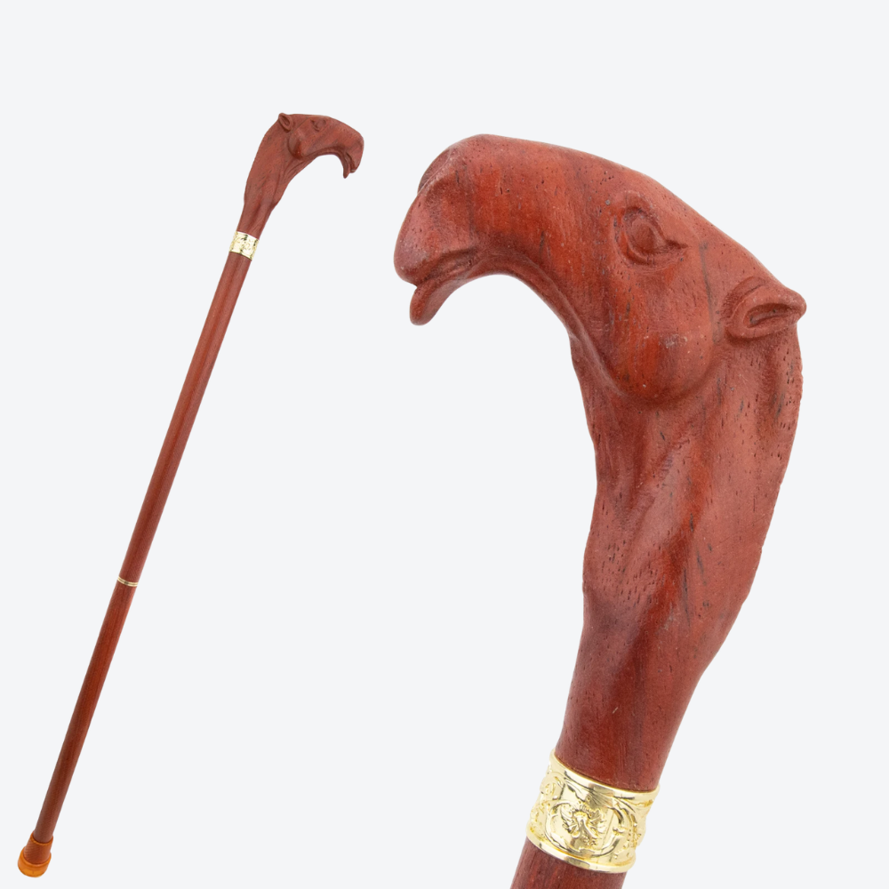 Vintage Desert Camel Wood Walking Stick-Bastoni UK