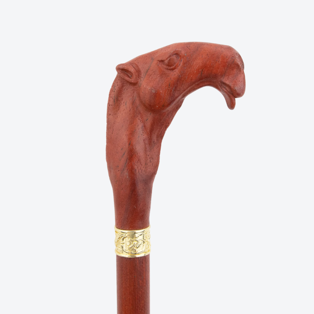 Vintage Desert Camel Wood Walking Stick-Bastoni UK