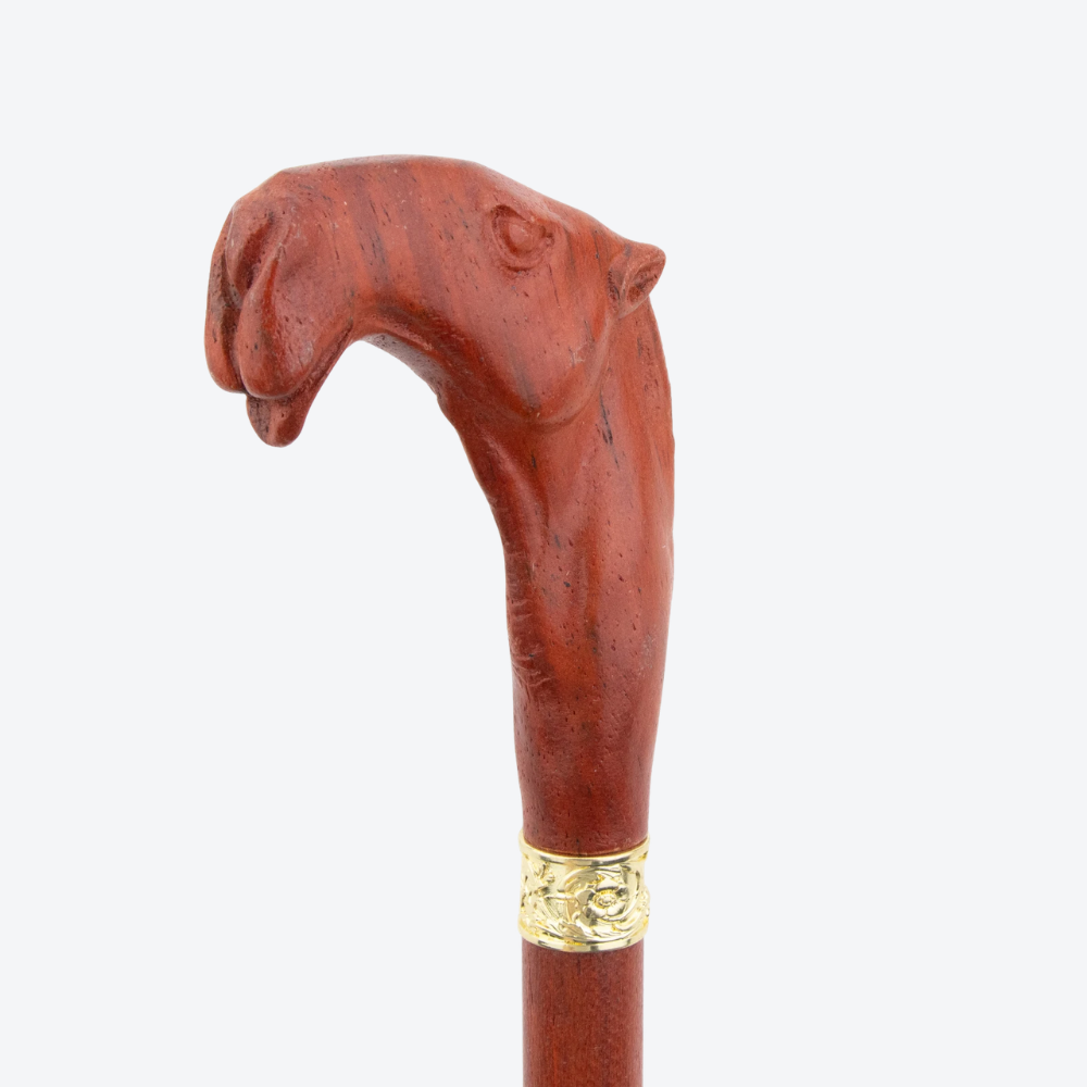 Vintage Desert Camel Wood Walking Stick-Bastoni UK