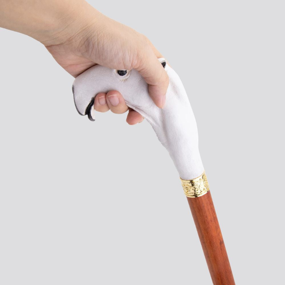 Vintage Desert Camel Wooden Walking Stick White-Bastoni UK