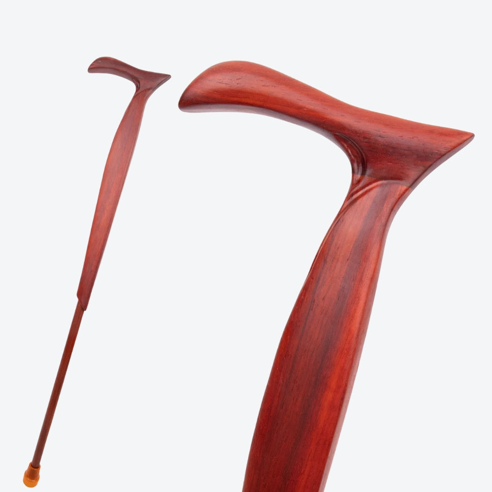 Vintage Red Oak Walking Stick - Bastoni