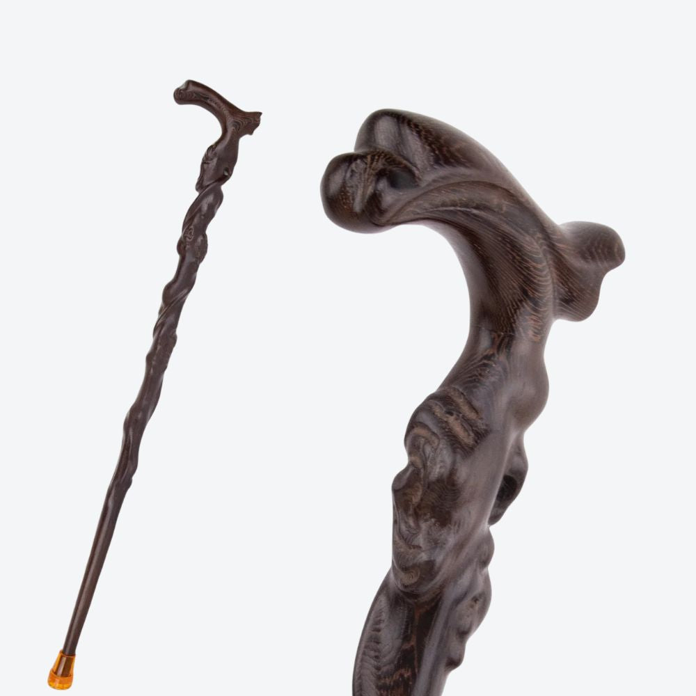 Wooden Cane Roots of the Tree of Life - Bastoni