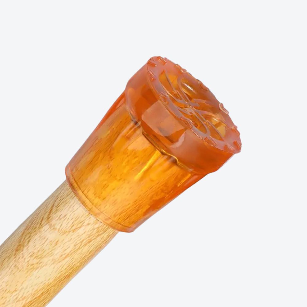 Yellow Non-Slip Silicone Cane Tip - Bastoni